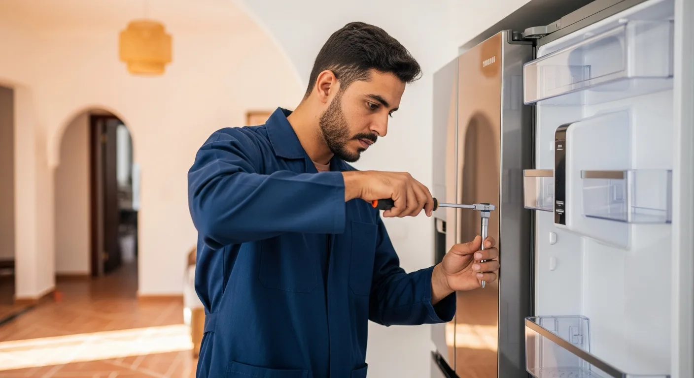 Réparation frigo américain side-by-side à Rabat — technicien spécialisé