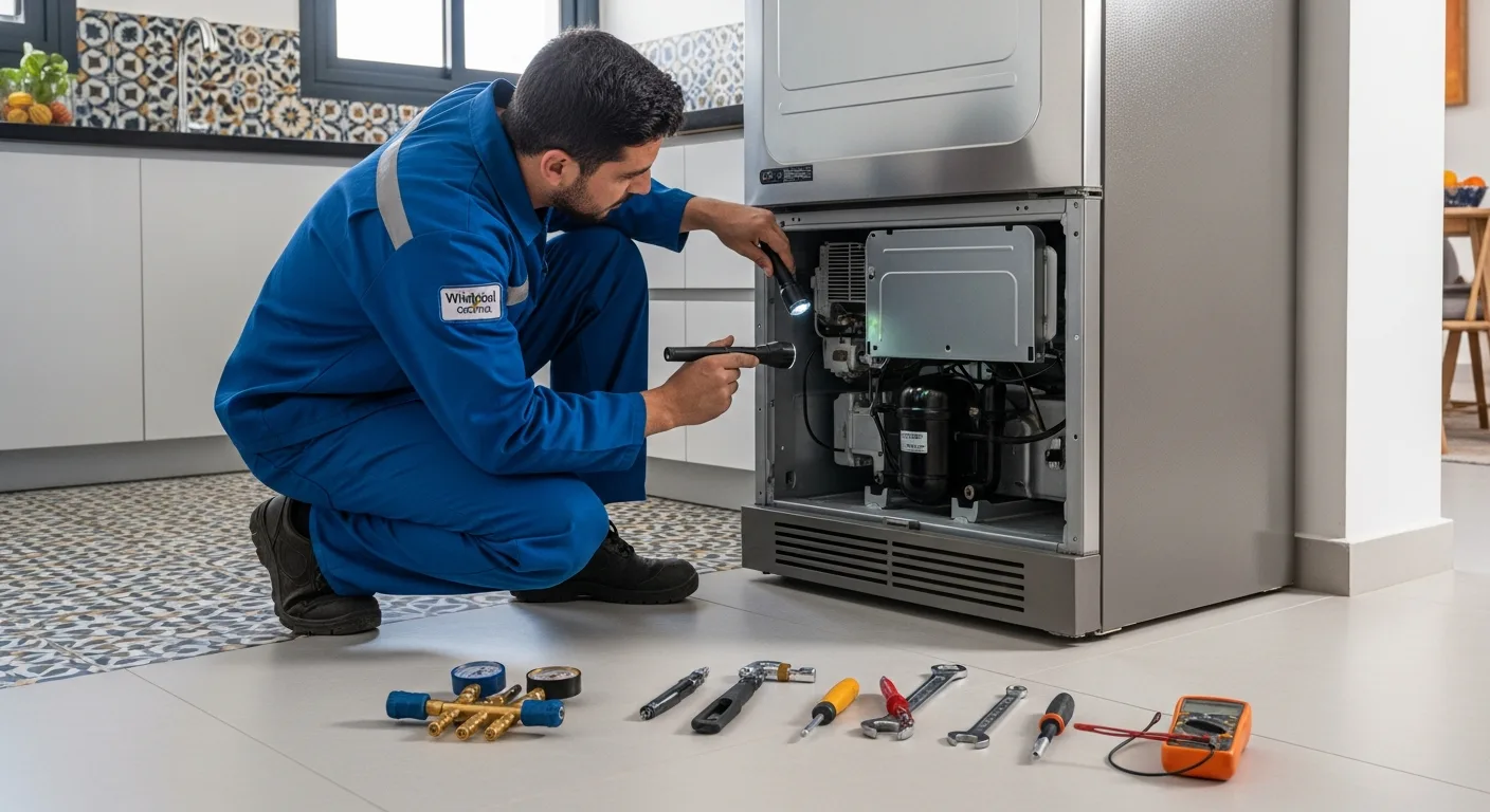 Réparation frigo Whirlpool problème froid à Rabat — 6ème Sens, No Frost